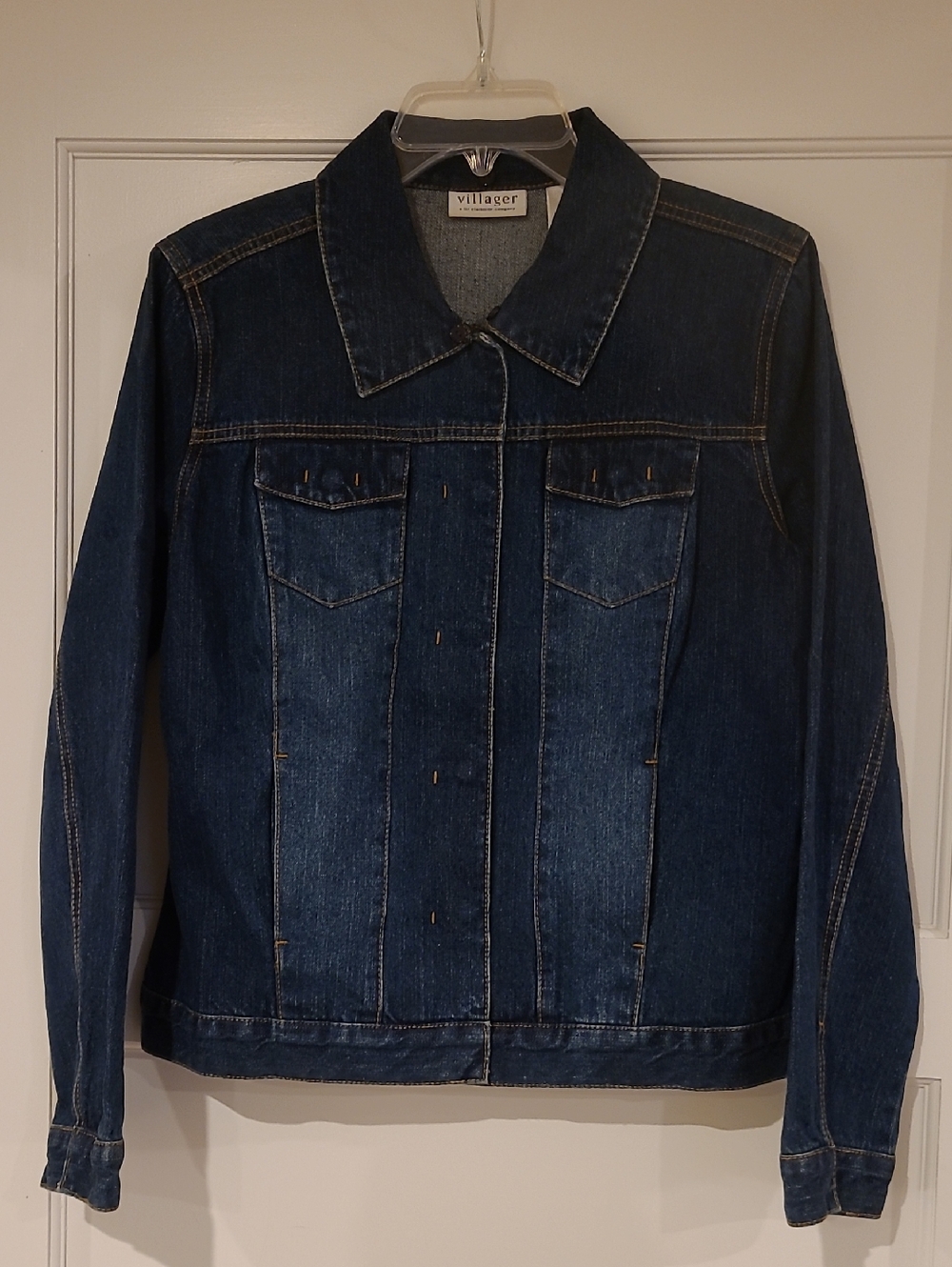 Villager Indigo Denim Jacket with Contrast Stitching